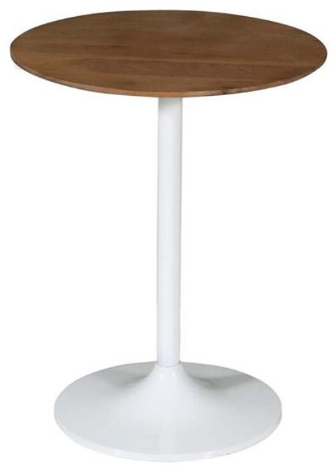 Remy Solid Wood And Iron Modern Pedestal Accent Tables (Set Of 2 ... within Unveiling the Remy White Pedestal Tables A Designer's Perspective